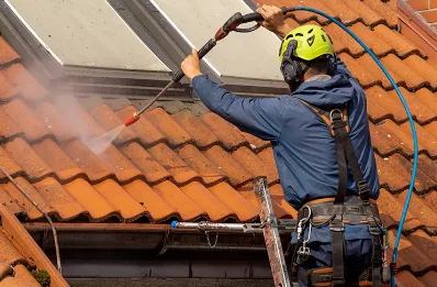 Démoussage et hydrofuge de toiture à Cambon